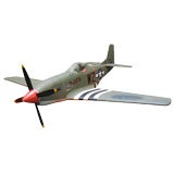 Mustang Replica Airplane Scale Model