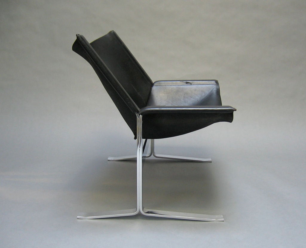 American Pair Sling Chairs by Clement Meadmore