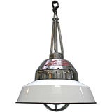 Porcelain Enameled hanging Light Fixture