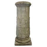 Vintage Beautifully Weathered Neo Classical Garden Pedestal