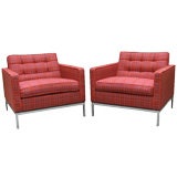 Pair of Club Chairs by Florence Knoll