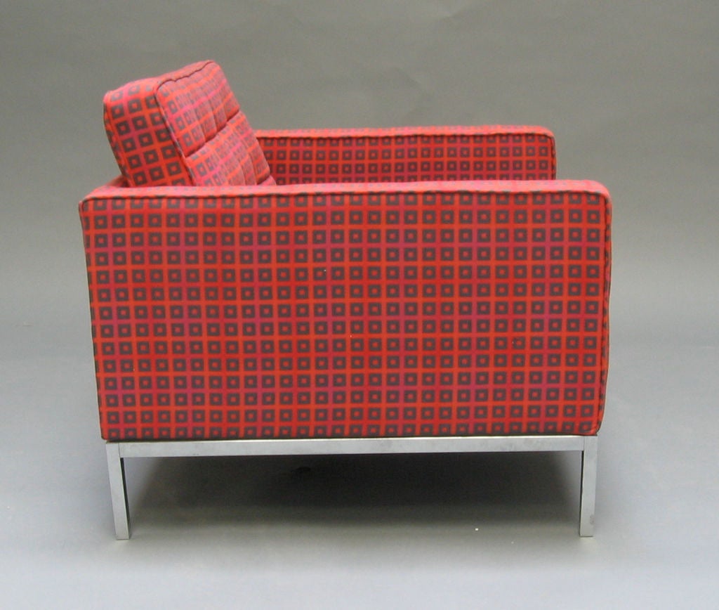 Mid-20th Century Pair of Club Chairs by Florence Knoll