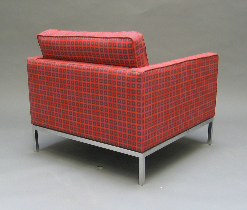 Wood Pair of Club Chairs by Florence Knoll