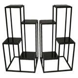 Pair of Steel Display Stands