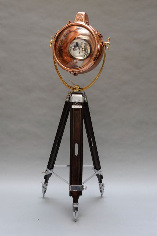 General Electric Copper Nautical Spotlight