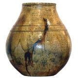 Antique 19th Century "Saramenha" Ceramic Pot