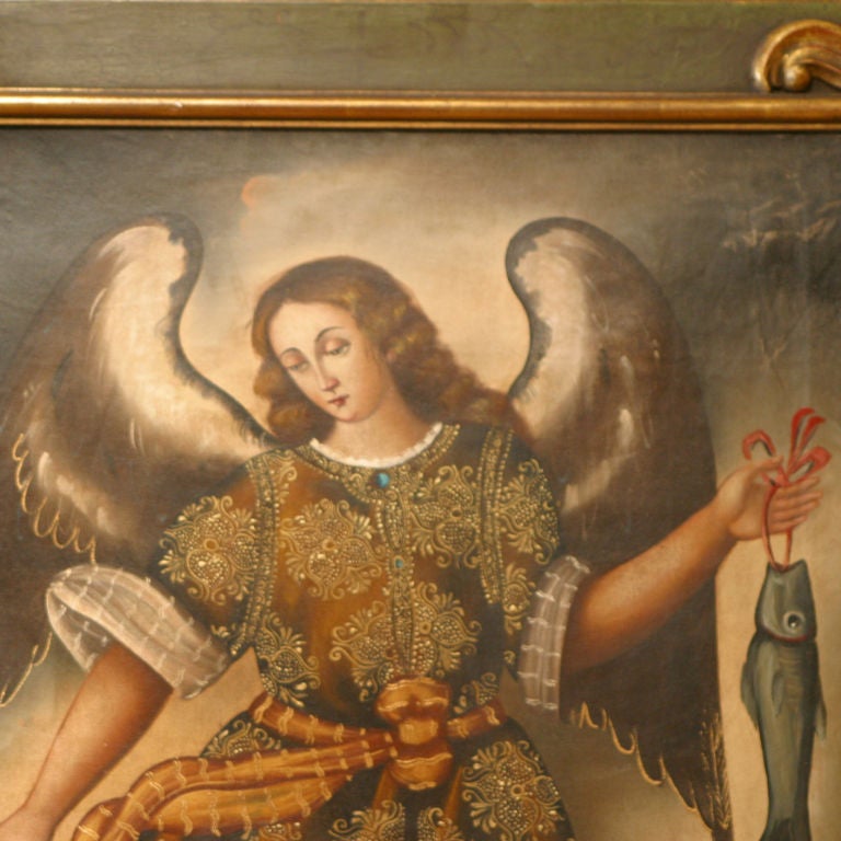 Peruvian Cusco Style Saint Raphael