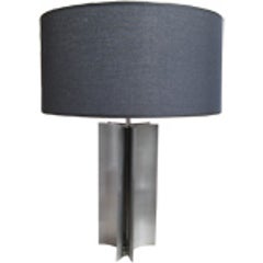 Brushed Steel Table Lamp 2