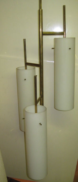 Angelo Lelli for Arredoluce Ceiling Light 'Signed'