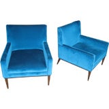 Vintage Pair Paul Mccobb Lounge Chairs