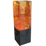 French Crackle Resin Table Lamp