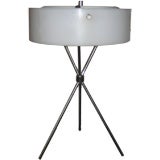 Robsjohn-Gibbings Chromed Tripod Table Lamp for Hansen 9