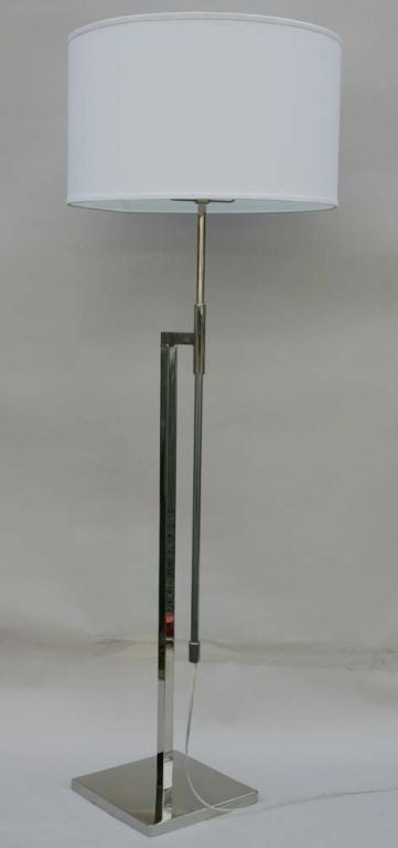 Pair Nessen Adjustable Floor Lamps