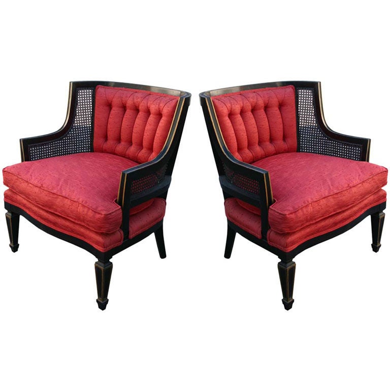 Pair Regency Style Armchairs