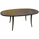 Harvey Probber Rosewood Dining Table with Three Leaves