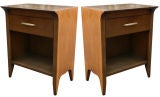 Pair Modern Nightstands