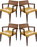 Four Risom Armchairs