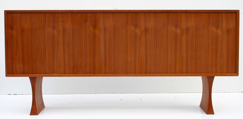 Wood Danish Teak Cabinet For Sale