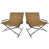 Pair of Sled Chairs - Ward Bennett