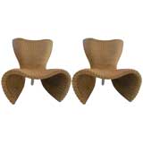 Pair of Wicker Chairs - Marc Newson