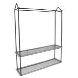 Iron Hanging/Floor Etagere