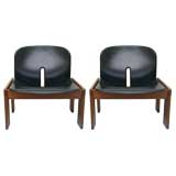 Pair of Club Chairs  "Model 925" - Tobia Scarpa