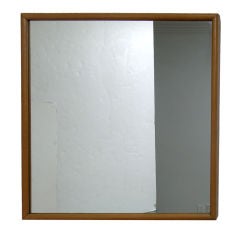 Square Leather Mirror