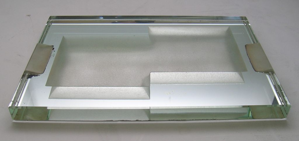 Mirrored Glass Tray - Jean Luce