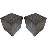 Pair of Grid Form Cubes - Superstudio