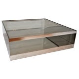 Large Rolling Coffee Table - Joe D'Urso