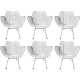 Six Low Lounge Chairs - Russell Woodard
