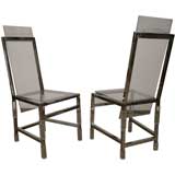 Set of 10 Metric Line chairs by Charles Hollis Jones