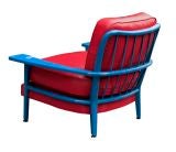 Turquoise Lacquered Chair by Paul Laszlo