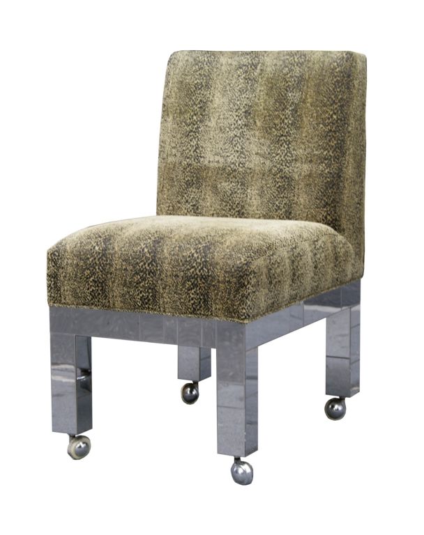 Set of 14 Cityscape Dining Chairs by Paul Evans