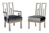 Set of Ten Dining Chairs by James Mont