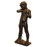 A Bronze Figure of a Satre, by François André Clemencin