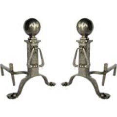 A Pair of Impressive Andirons 5