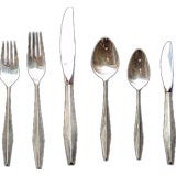 A Set of Silver Flatware by Gio Ponti