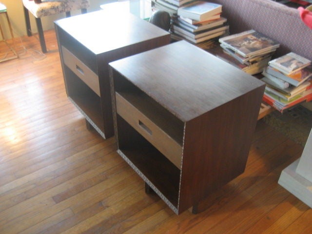 A Pair of Nightstands by Frank Lloyd Wright for Henredon