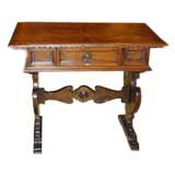 Italian Baroque Walnut Side Table