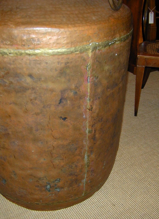 Indian Large-Scale Copper Urn