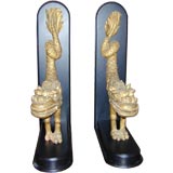 Pair of Giltwood Sea Creatures