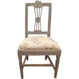 Original painted gustavian chair
