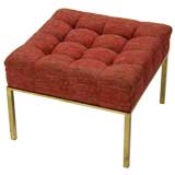 Square Tufted Ottoman by Harvey Probber