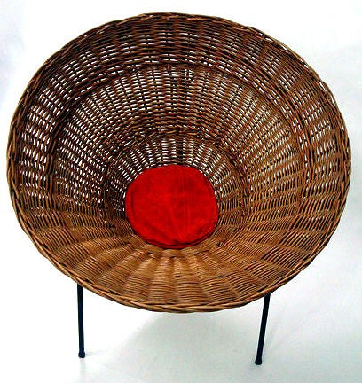 rattan cone chair