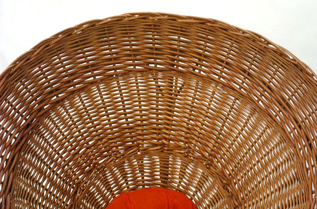 wicker cone chair