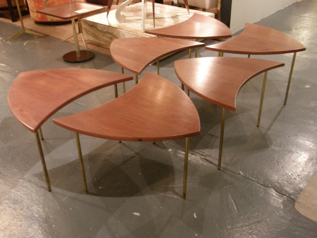 Danish Pinwheel Cocktail Table by Peter Hvidt