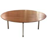 Parallel Bar Walnut Cocktail Table by Florence Knoll for Knoll