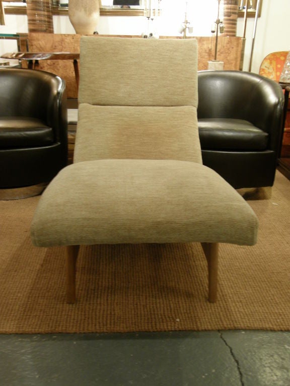 Wood Dynamic Chaise Lounge by Harvey Probber