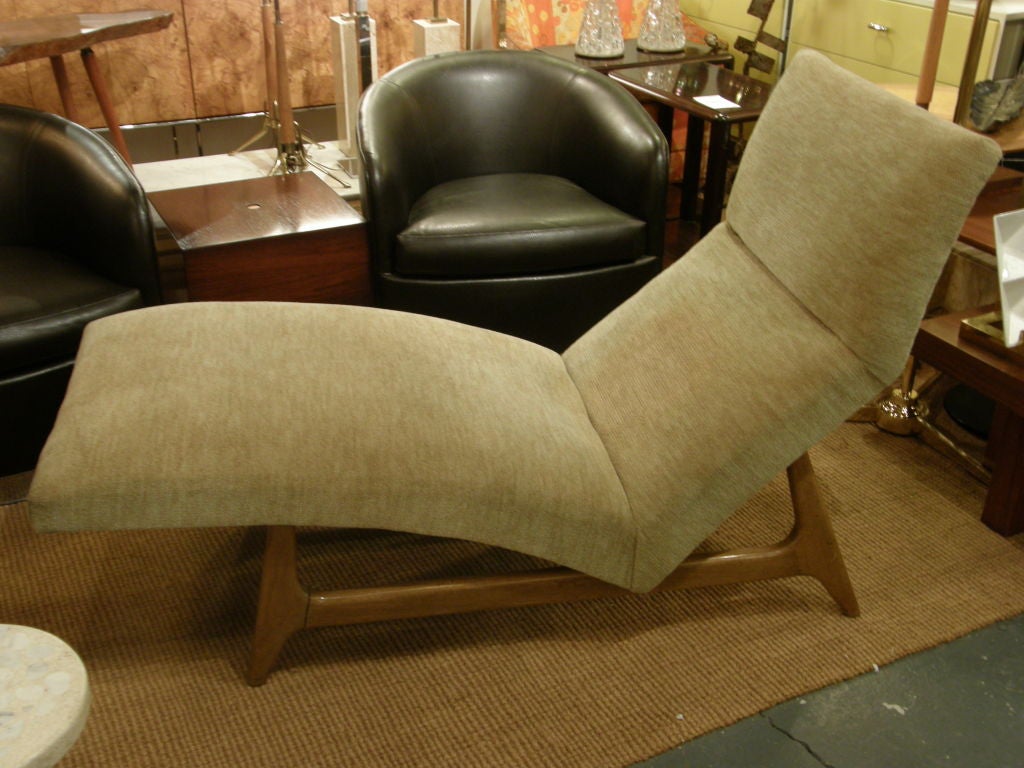 American Dynamic Chaise Lounge by Harvey Probber